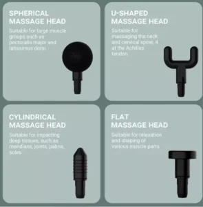 KH_740 Deep Tissue Muscle Percussion Handheld Facial Massage(Random Color)12